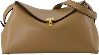 Toteme Shoulder Bags, female, Beige, Size: ONE SIZE T-Lock Pouch