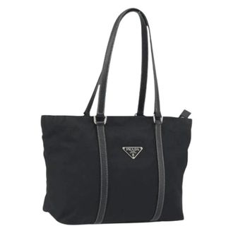 Prada Pre-owned Bolso Tote de Nylon - Pre-owned - Mujer - Negro - ONE SIZE