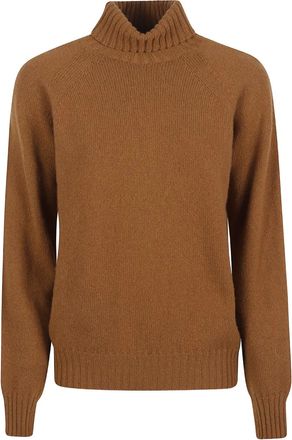 Drumohr Trui met hoge hals - Bruin