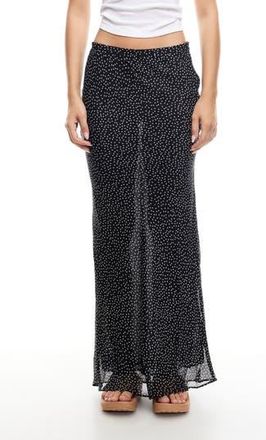 Lioness Endless Maxi Skirt in Onyx Polka at Nordstrom Rack, Size X-Large