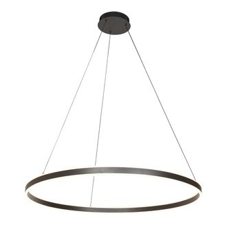 Steinhauer Steinhauer - L&aacute;mpara Colgante - Ringlux - Negro - Metal - &Oslash; 100cm