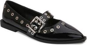 Berness Astra Grommet Mary Jane Flat in Black at Nordstrom Rack, Size 6.5