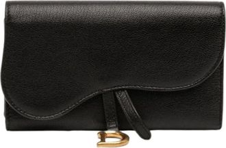Dior Pre-owned Wallets, female, Black, Size: ONE SIZE Pre-owned Vintage Wallet