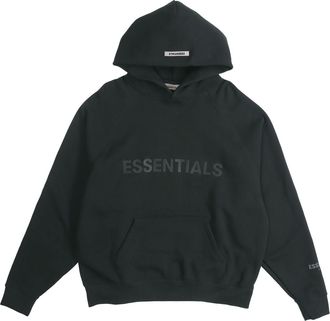Fear of God SS20 Logo Hoodie Black FOG-SS20-402