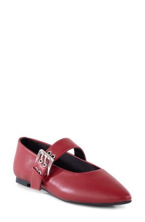 BC Footwear Spinning Around Mary Jane Flat in Red at Nordstrom, Size 8.5