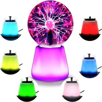 OEM Iluminaci&oacute;n Ambiental Con Bola De Plasma - Negra