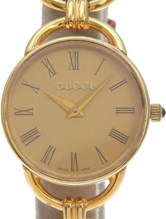 Gucci Pre-owned Watches, female, Yellow, Size: ONE SIZE Pre-owned Stainless Steel Watch