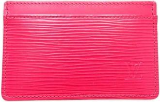 Louis Vuitton Pre-owned Wallets, female, Pink, Size: ONE SIZE Pre-owned Vintage Card Case