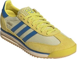 adidas Gender Inclusive SL 72 RS Sneaker in Sulfur/Blue/Powder Yellow at Nordstrom, Size 14 Womens
