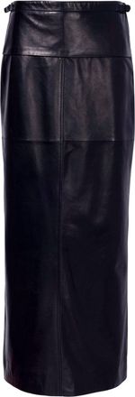 Proenza Schouler Adriana skirt - women - Lambskin - 2 - Black