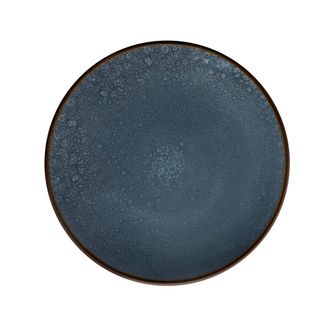 Medard De Noblat Plato de postre (x6) gres &iacute;ndigo