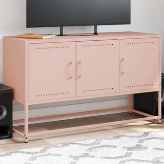 Berkfield Home TV Cabinet Pink 100.5x39x60.5 cm Steel