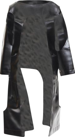 Comme Des Gar&ccedil;ons Comme des Garcons black faux leather open frame cut out top