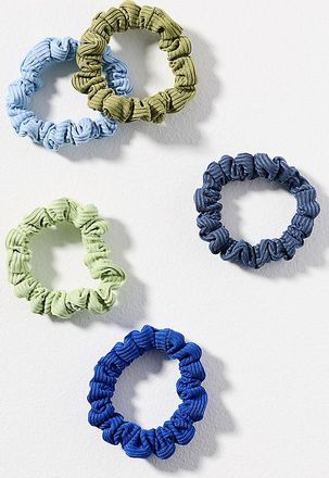 Anthropologie Ribbed Hair Ties, Set of 5