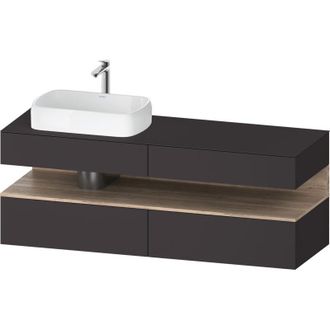 Duravit Qatego Consola Mueble Bajo Lavabo, 2 Extensiones, 2 - Duravit