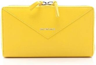Balenciaga Pre-owned Paper Leather Lange Portemonnee met Rits - Dames - Vintage Accessoires - Geel - ONE Size - Leer - Vintage