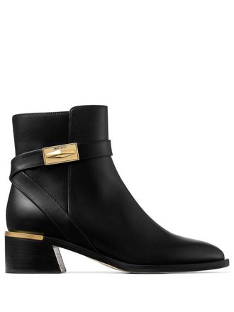 Jimmy Choo London Diantha 45mm leather boots - Black