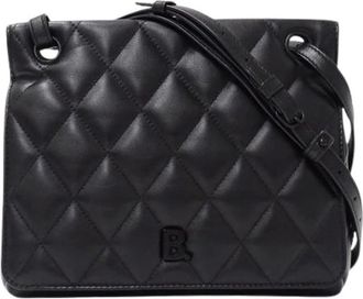 Balenciaga Pre-owned Cross Body Bags, female, Black, Size: ONE SIZE Pre-owned Vintage Shoulder Bag