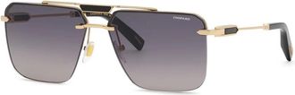 Chopard Smoke Gradient Navigator Mens Sunglasses SCHM11 0300 63