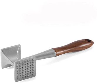 OEM Martello Da Carne/martello Per Bistecche Con Manico In Legno E Lega Di Zinco Per Uso Alimentare, Martello Da Carne 2 In 1, 26 Cm