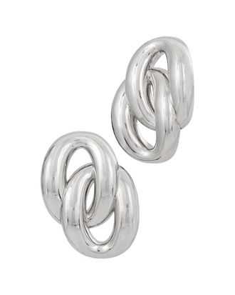 Savvy Cie Jewels Silver Plated Drop Earrings