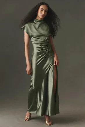 Mare Mare Cade Satin Maxi Dress by Mare Mare