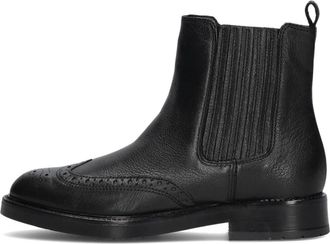 Notre-V Zwarte Chelsea Boots - Dames - Chelseaboots - Zwart - 36 EU - Leer - Schoenen
