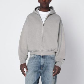Fear of God Smoke-grey zip sweatshirt