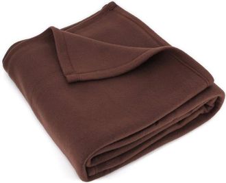 OEM Manta Isba Color Marr&oacute;n Chocolate De 150 X 210 Cm, 100 % Poli&eacute;ster, 320 G/m&sup2;, Ign&iacute;fuga