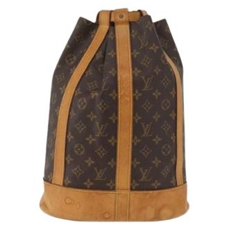 Louis Vuitton Pre-owned Randonnee backpack - unisex - Louis Vuitton Vintage - Vintage Bucket Bags - Brown - ONE SIZE - Pre-owned