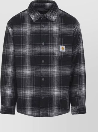 Carhartt Work in Progress brennan checkered wool blend shirt