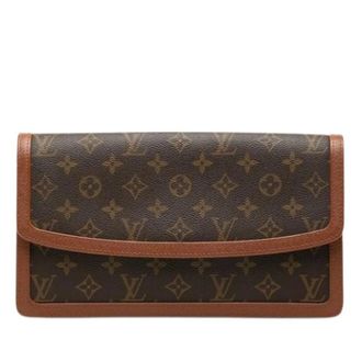 Louis Vuitton Pre-owned Clutches, female, Brown, Size: ONE SIZE Pre-owned Pochette Dame