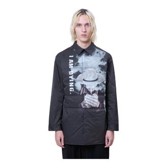 Yohji Yamamoto Heren, Jassen, Zwart, Maat: L