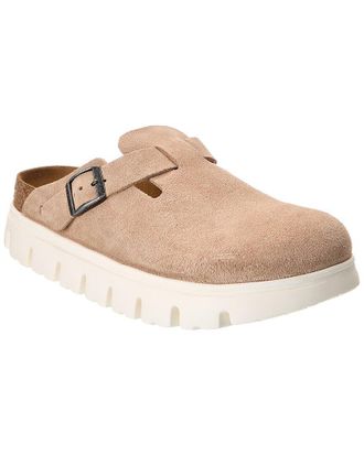 Birkenstock Papillio By Birkenstock Boston Chunky Narrow Suede Clog