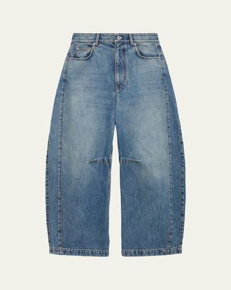 Loewe Mid-Rise Barrel-Leg Jeans