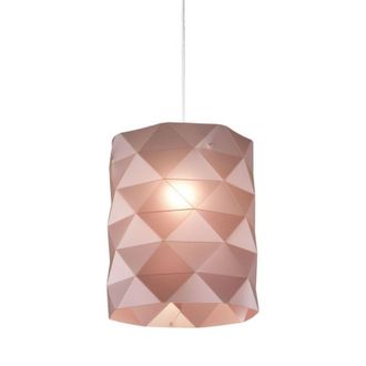 Linea Zero Suspensi&oacute;n De Metal Rosa En Metal Cromado Cm. 27 X 32 Horas