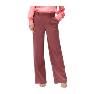 Object Object, Broeken, Dames, Roze, XL, Polyester, Objlisa Wide Pant