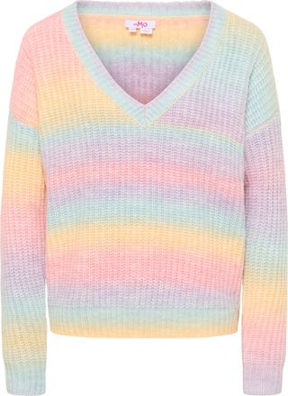 Mymo Gebreide trui Dames Regenboog veelkleurig