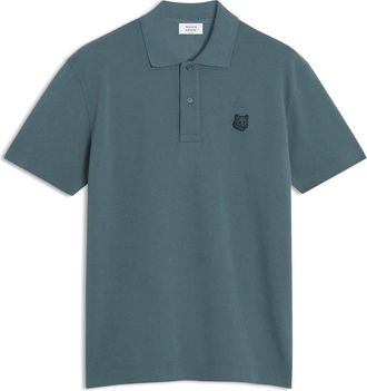 Maison Kitsuné Tops, Heren, Groen, L, Katoen, Klassieke Katoenen Overhemd voor Mannen