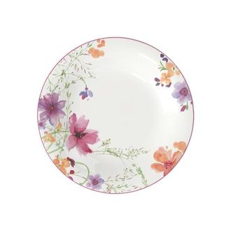 Villeroy & Boch Mariefleur Basic Round Gourmet Plate in White at Nordstrom, Size Medium