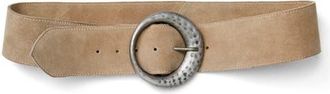 Free People Luna Suede Hip Belt in Ecru at Nordstrom, Size Small/medium