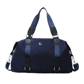 Generic Large Gym Bag with Wet Dry Compartment | Sport Duffel,Compatible For Women Men | Travel Tote(DEEP BLUE)