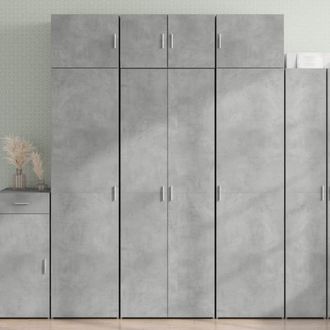 Berkfield Home Highboard Concrete Grey 70x42.5x185 cm Engineered Wood