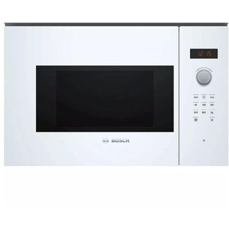 Bosch Horno Microondas Empotrable Individual De 20 Litros Y 800 W, Blanco - Bfl523mw1f - Bosch