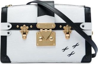 Louis Vuitton Pre-owned Trunk Clutch - Dames - Vintage Schoudertas - Wit - ONE Size - Leer - Vintage