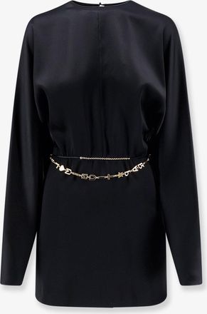 Saint Laurent Vestito Mini Lenght con dettaglio in metallo gold - SAINT LAURENT - gender_Woman
