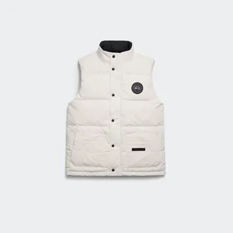 Canada Goose Veste Freestyle &agrave; col rond Black Label (Hommes, Northstar White, TTG)