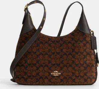 Coach Ella Shoulder Bag In Signature Chenille