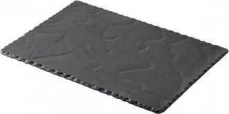 Revol Revol Basalt Plato Rectangular Negro 30 X 20 Cm