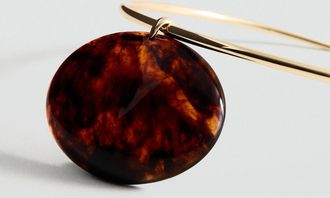 Mango Collana rigida perlina circolare oro - Donna - Taglia unica - MANGO